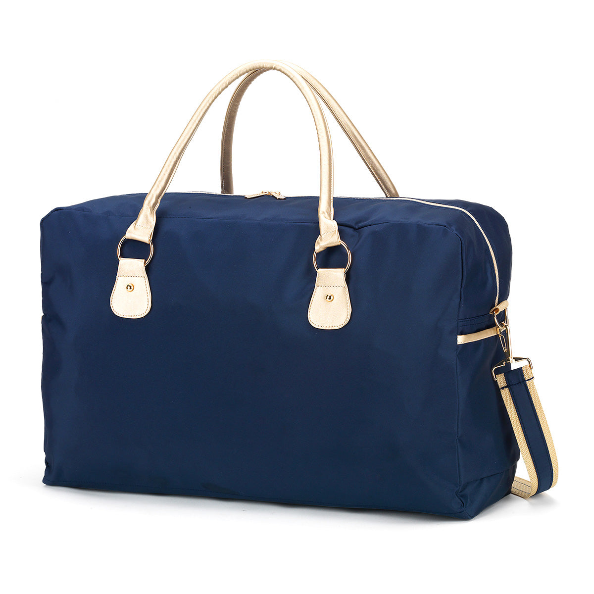 Navy & Gold Travel Bag