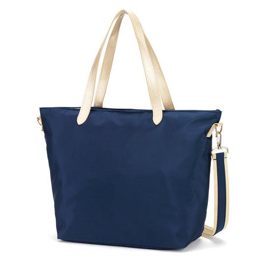 Navy & Gold Travel Tote