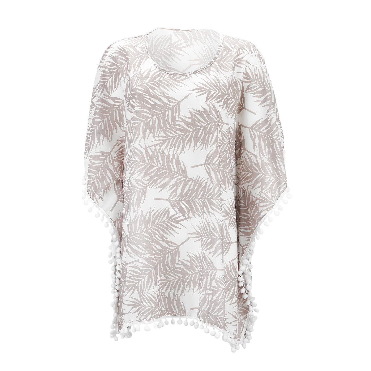 Coconut Palms Pom-Pom Coverup