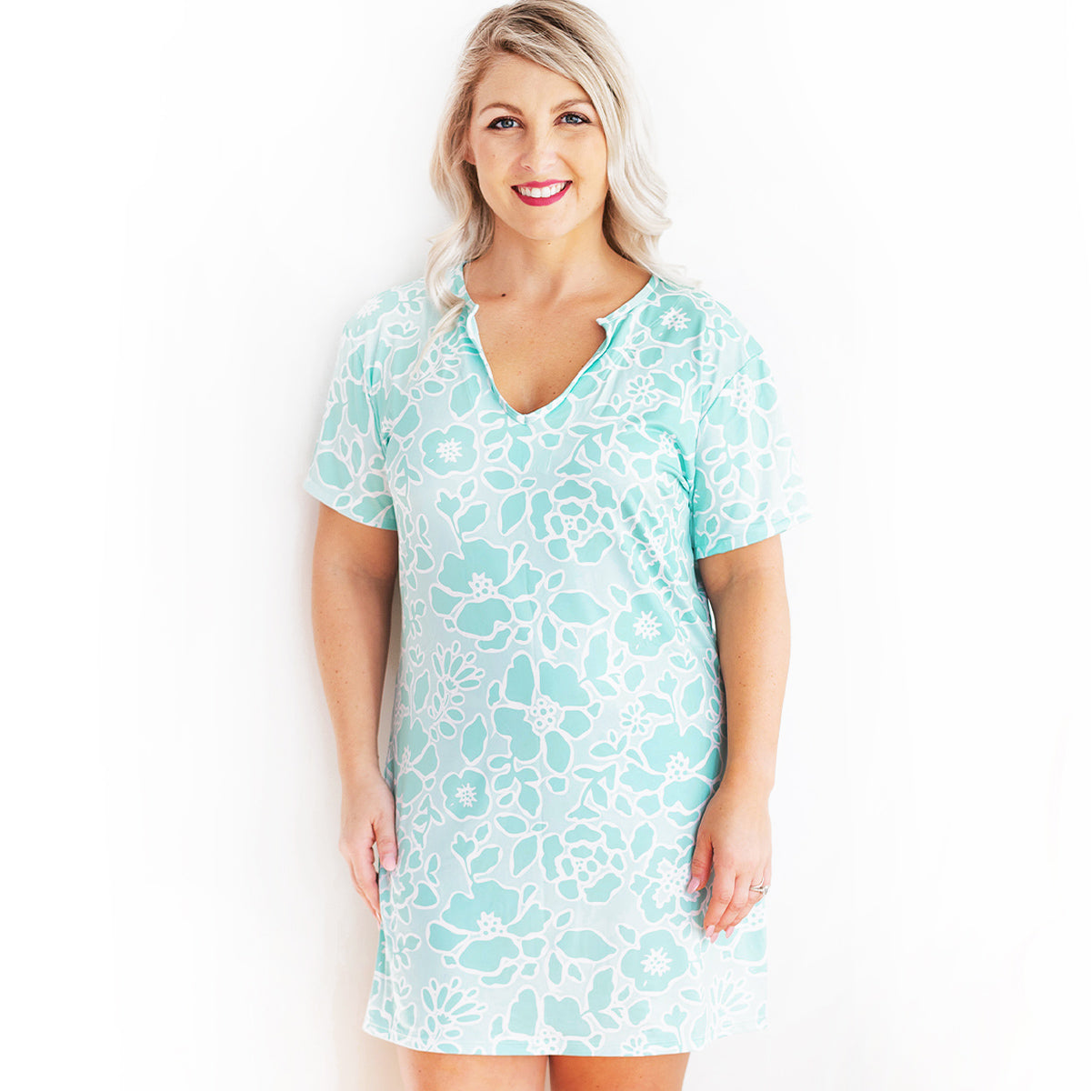 Ocean Breeze Short Sleeve Dress