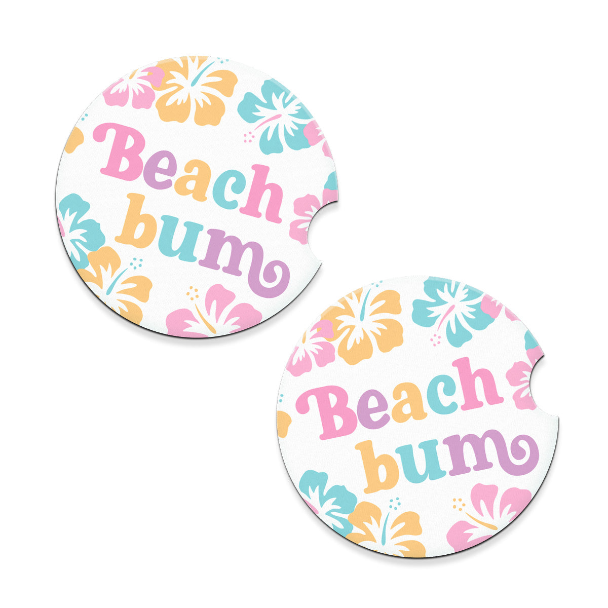 Beach Bum Car Coaster Set